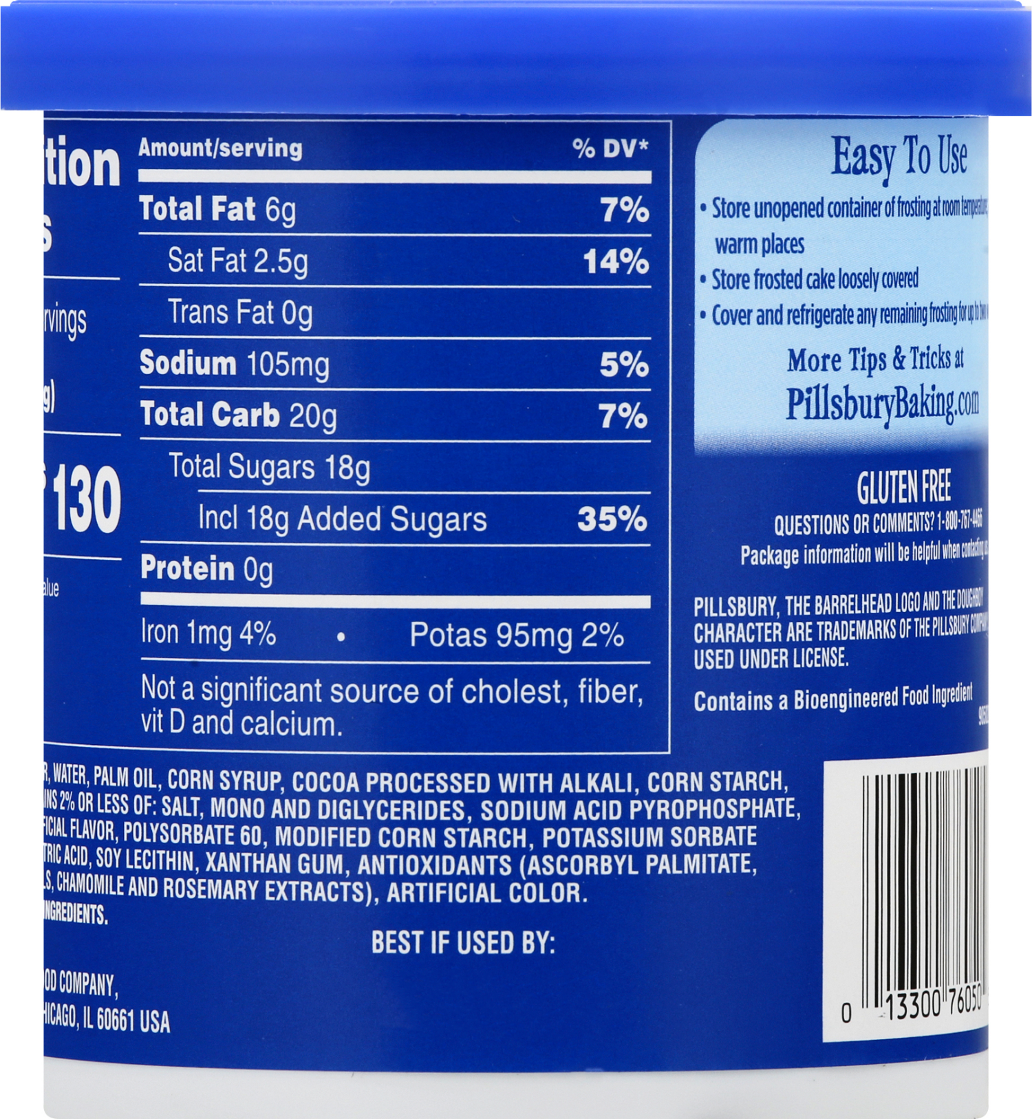 slide 2 of 8, Pillsbury Creamy Supreme Chocolate Fudge Frosting 16 oz, 16 oz