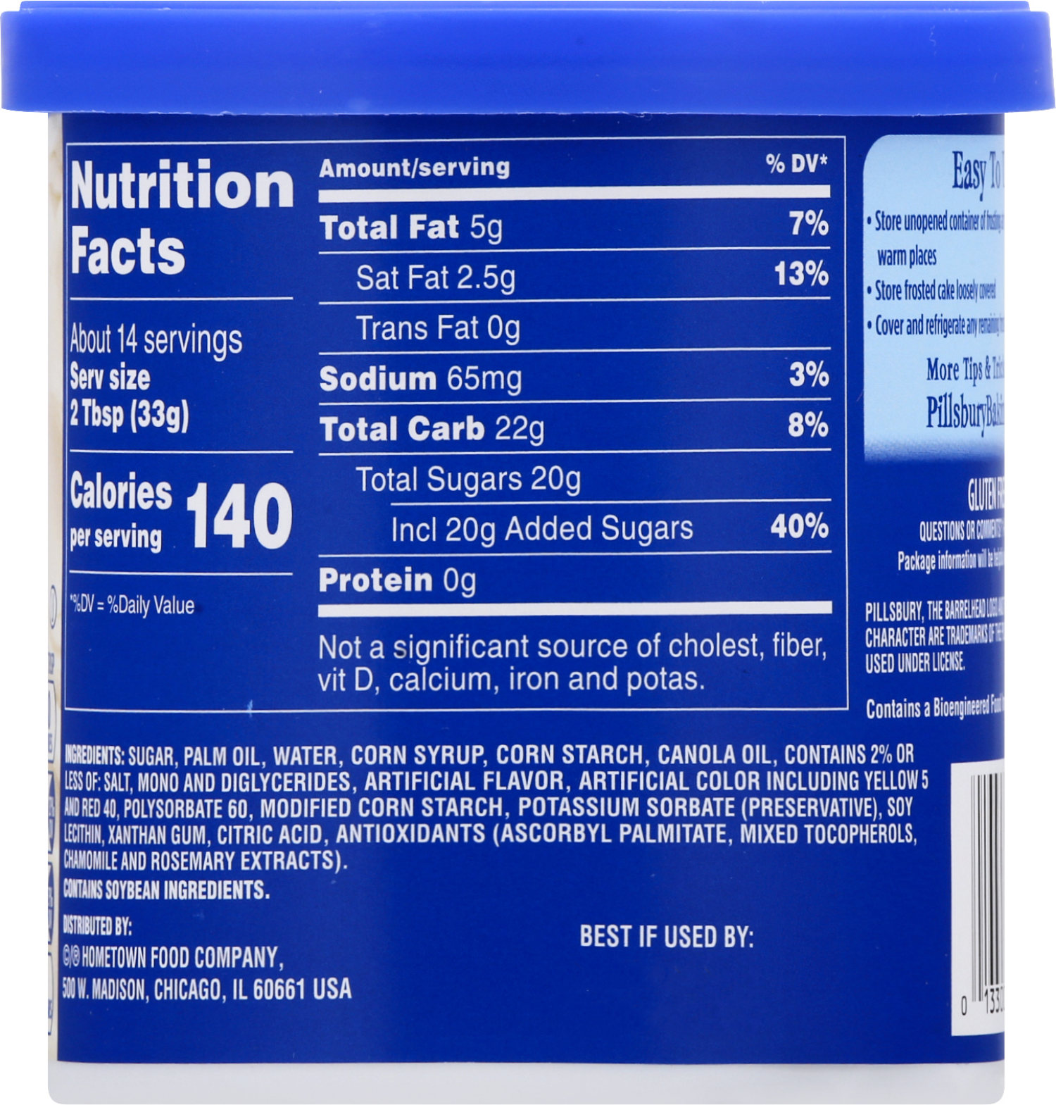 slide 2 of 8, Pillsbury Creamy Supreme Vanilla Frosting 16 oz, 16 oz