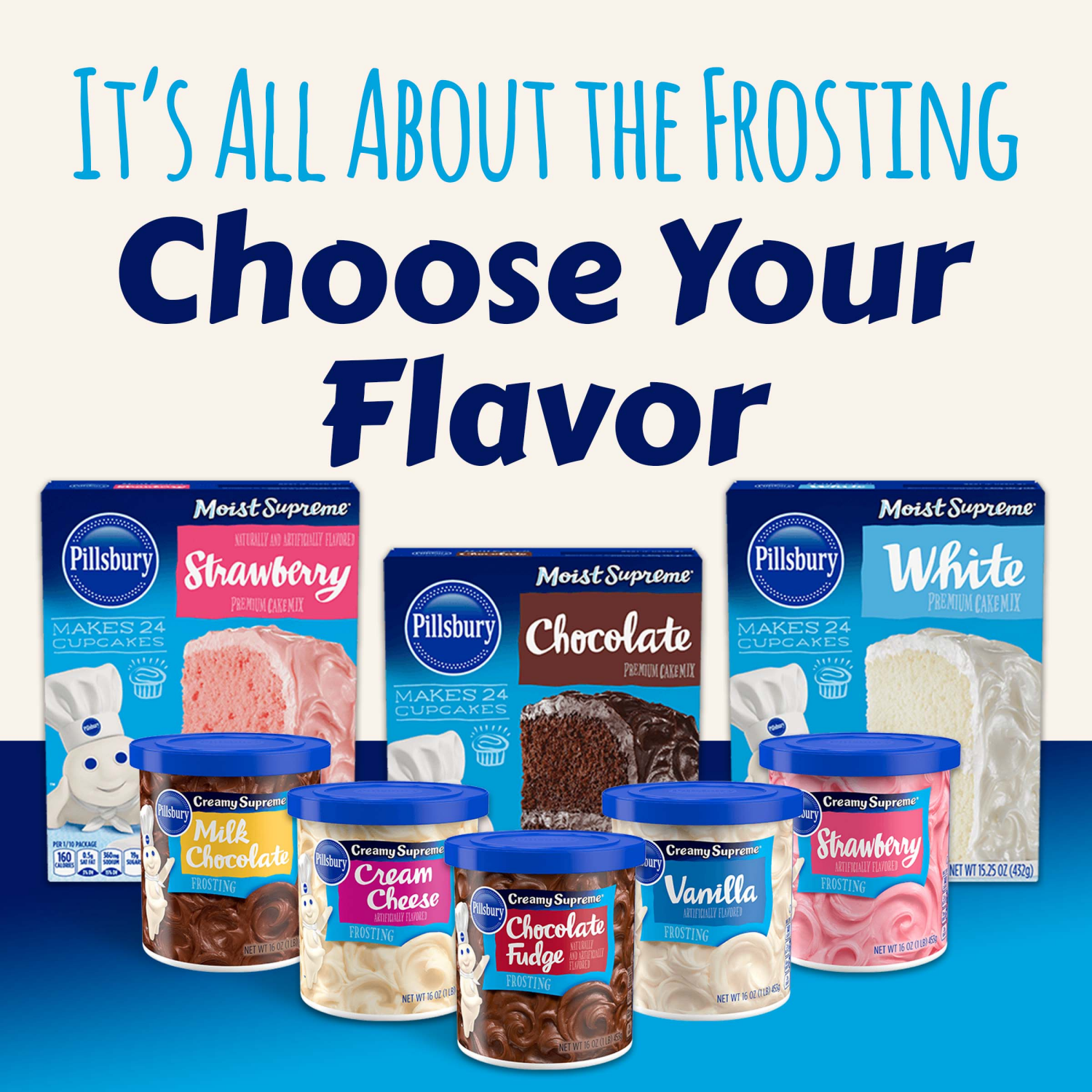 slide 6 of 8, Pillsbury Creamy Supreme Strawberry Frosting - 16 oz, 16 oz