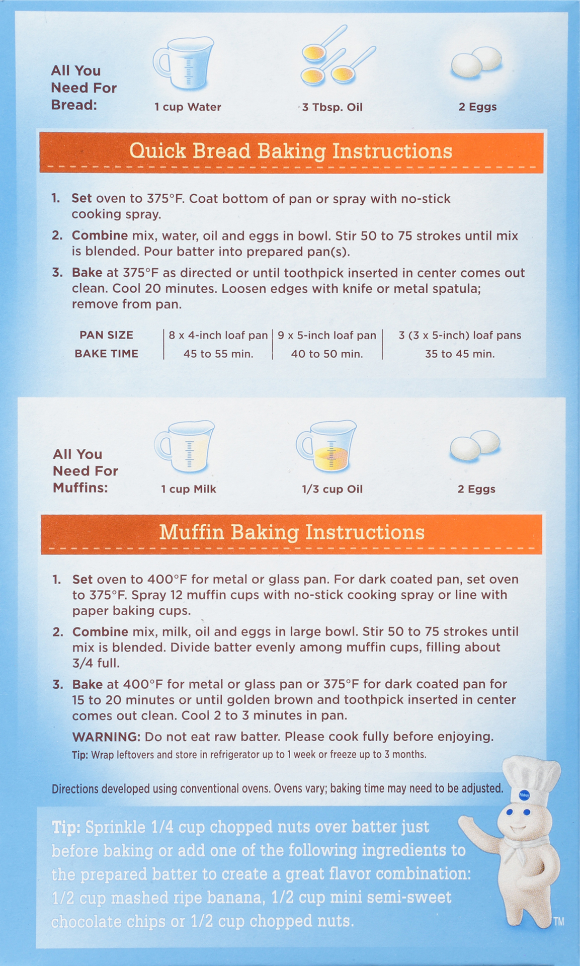 slide 2 of 8, Pillsbury Pumpkin Quick Bread & Muffin Mix 14 oz, 14 oz