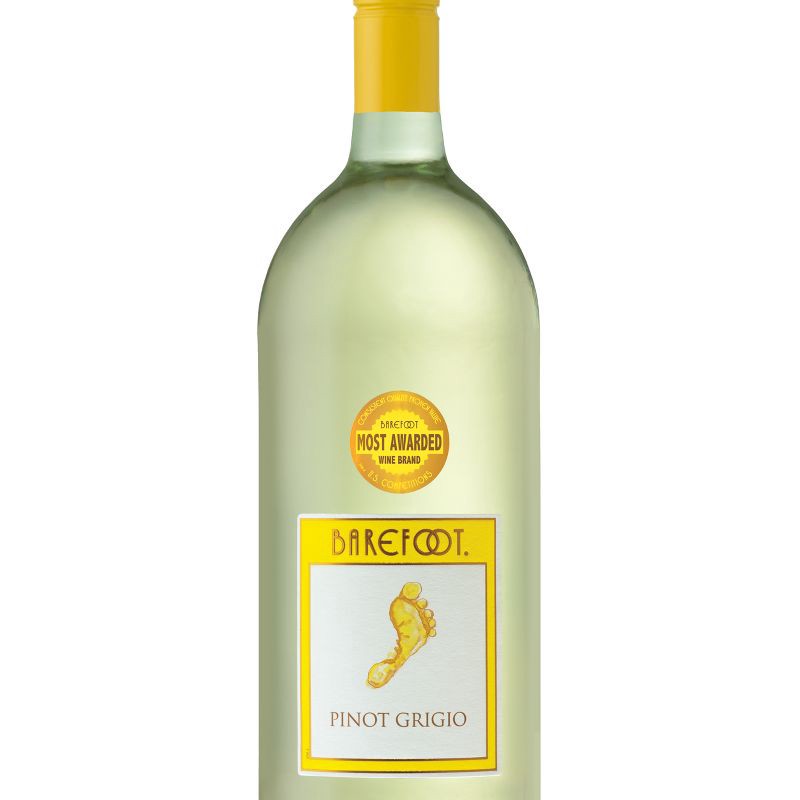 slide 6 of 9, Barefoot Cellars Pinot Grigio White Wine - 1.5L Bottle, 1.5 liter