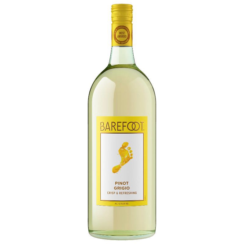 slide 1 of 8, Barefoot Cellars Pinot Grigio White Wine - 1.5L Bottle, 1.5 liter
