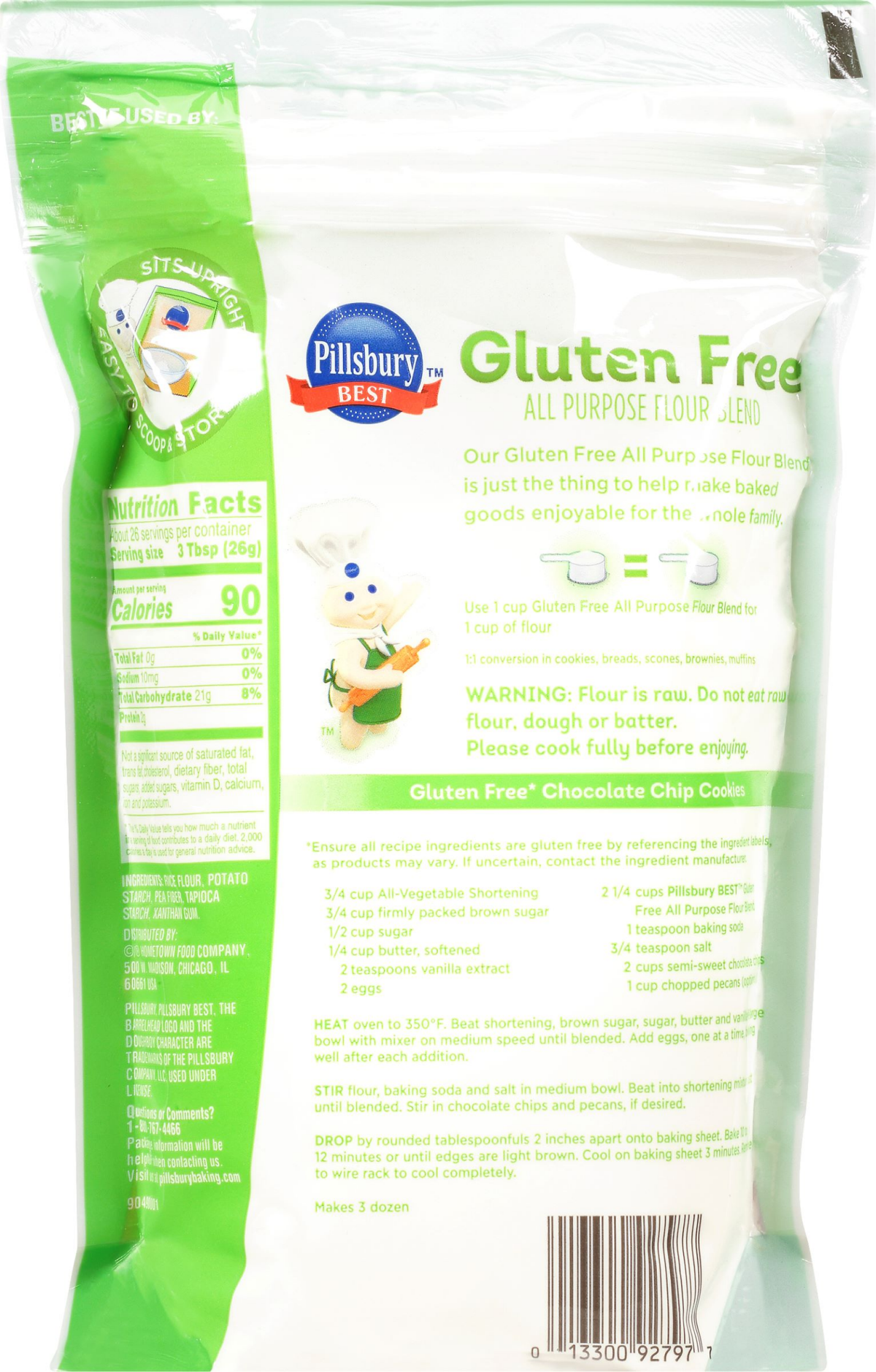 slide 2 of 2, Pillsbury Best Gluten Free All Purpose Flour Blend, 24 Oz Bag, 24 oz
