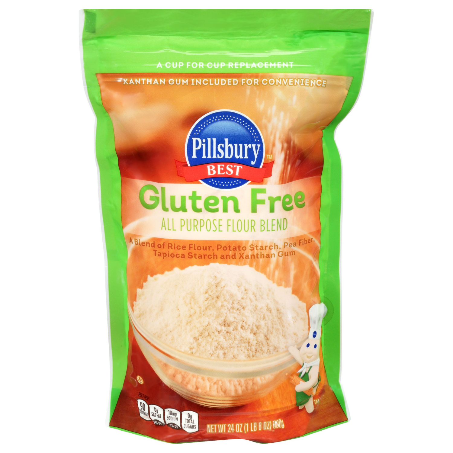 slide 1 of 2, Pillsbury Best Gluten Free All Purpose Flour Blend, 24 Oz Bag, 24 oz