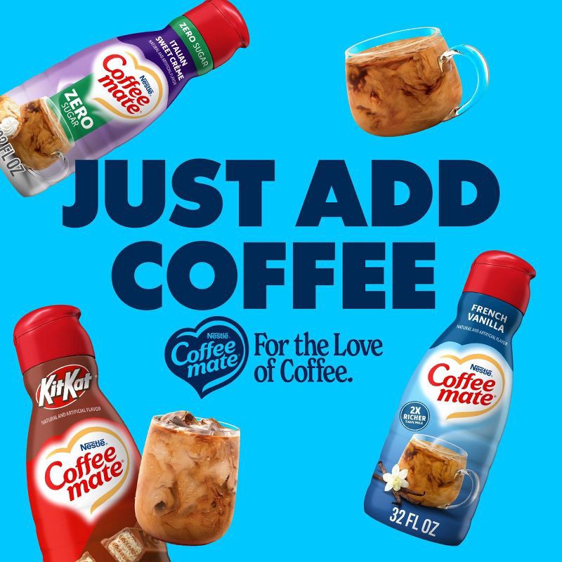 slide 8 of 11, Coffee mate French Vanilla Coffee Creamer - 32 fl oz (1qt), 32 fl oz, 1 qt