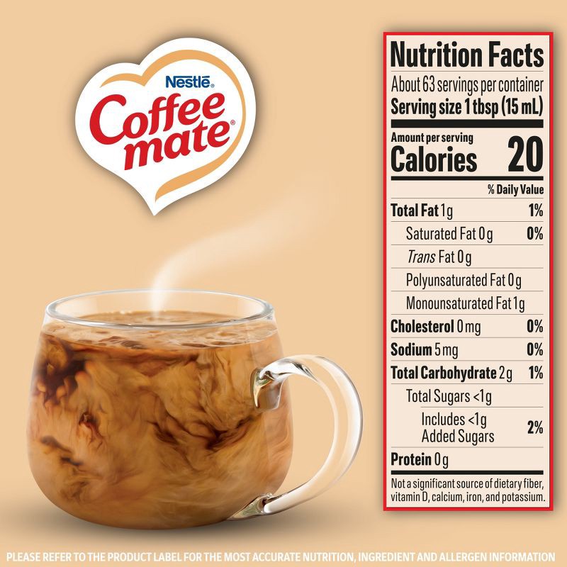 slide 7 of 11, Coffee mate Original Coffee Creamer - 32 fl oz (1qt), 32 fl oz, 1 qt