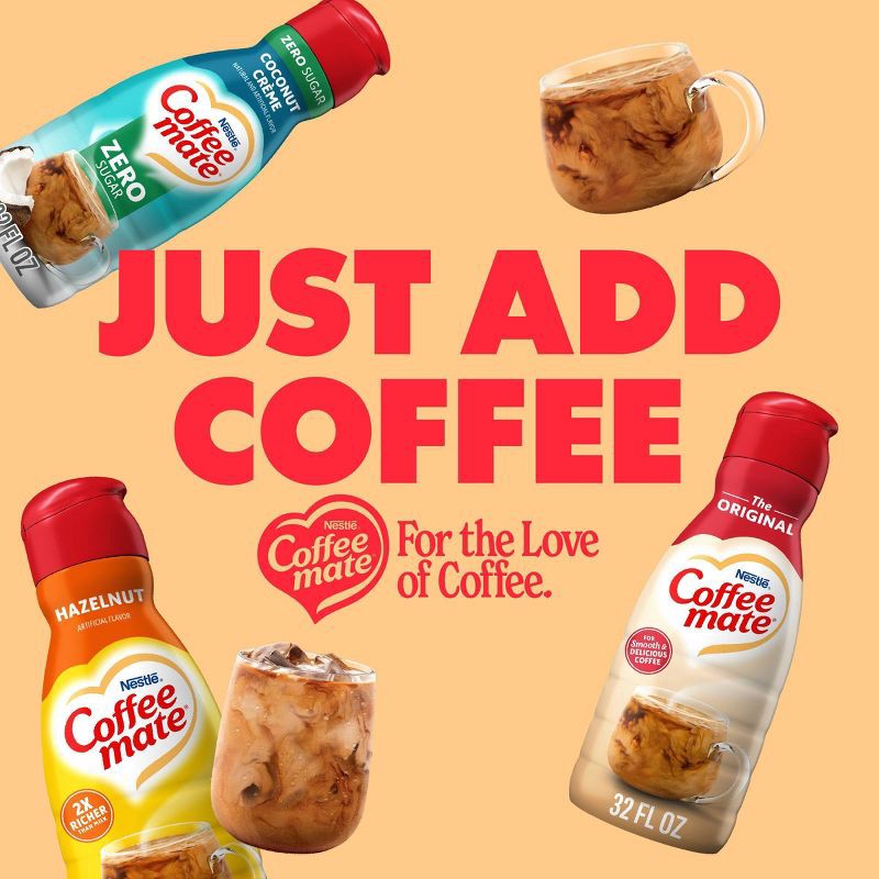 slide 8 of 9, Coffee mate Original Coffee Creamer - 32 fl oz (1qt), 32 fl oz, 1 qt