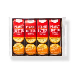 Peanut Butter Sandwich Crackers 8ct - Market Pantry