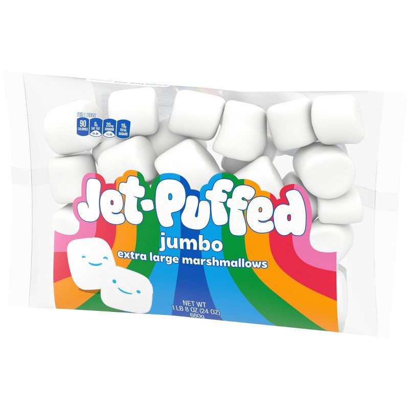 slide 10 of 12, Kraft Jet-Puffed Jumbo Extra Large Marshmallows - 24oz, 24 oz