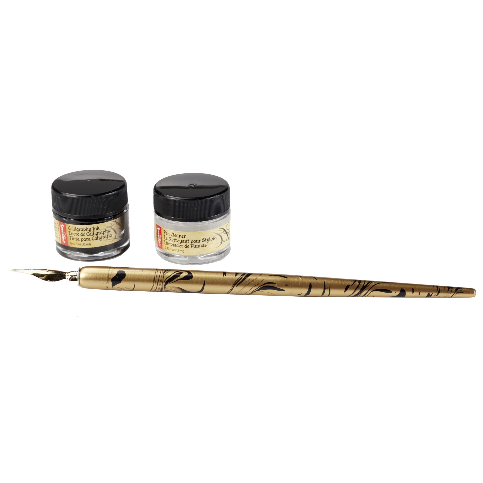slide 4 of 4, Speedball Signature Series Calligraphy Pen & Ink Set, 1 ct