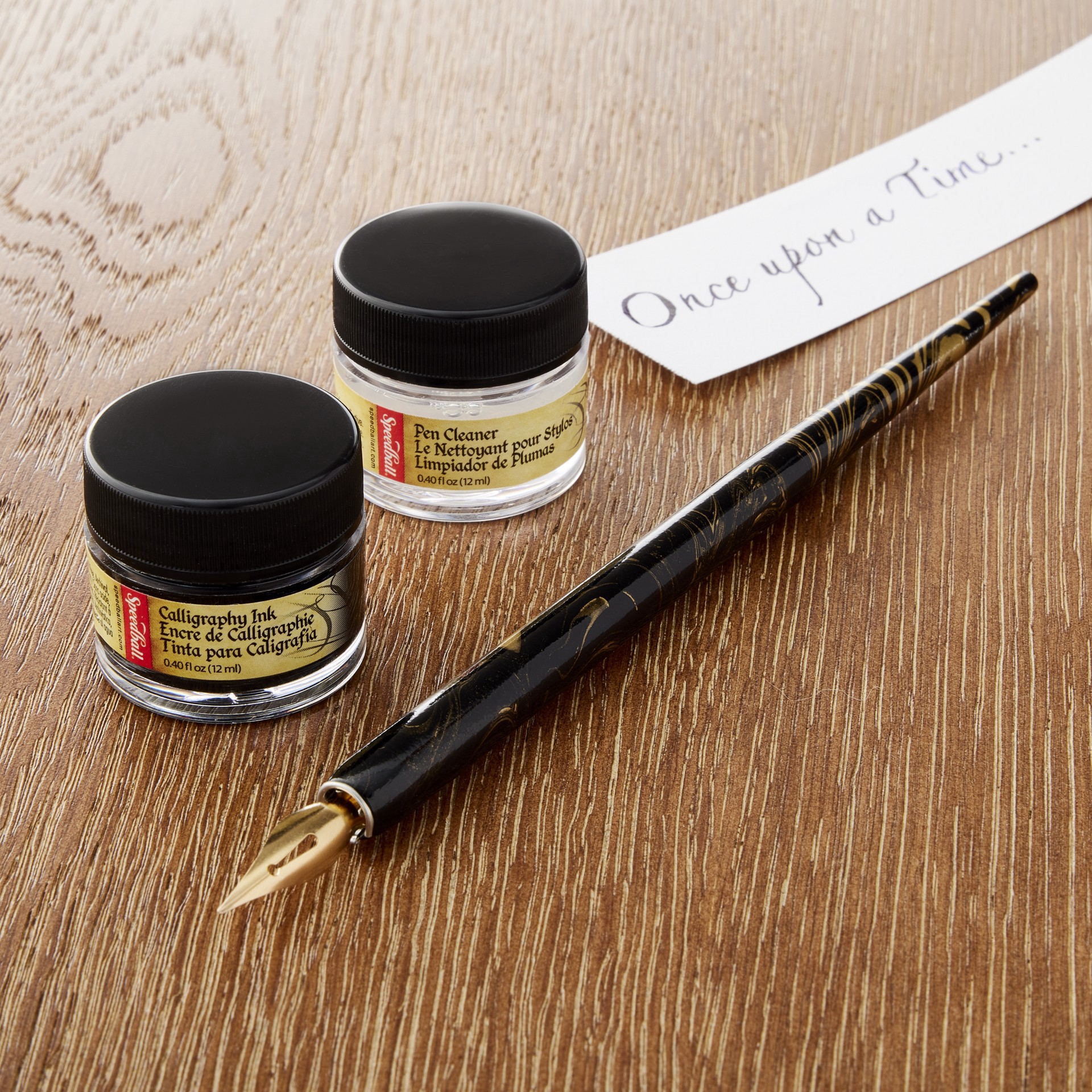 slide 3 of 4, Speedball Signature Series Calligraphy Pen & Ink Set, 1 ct