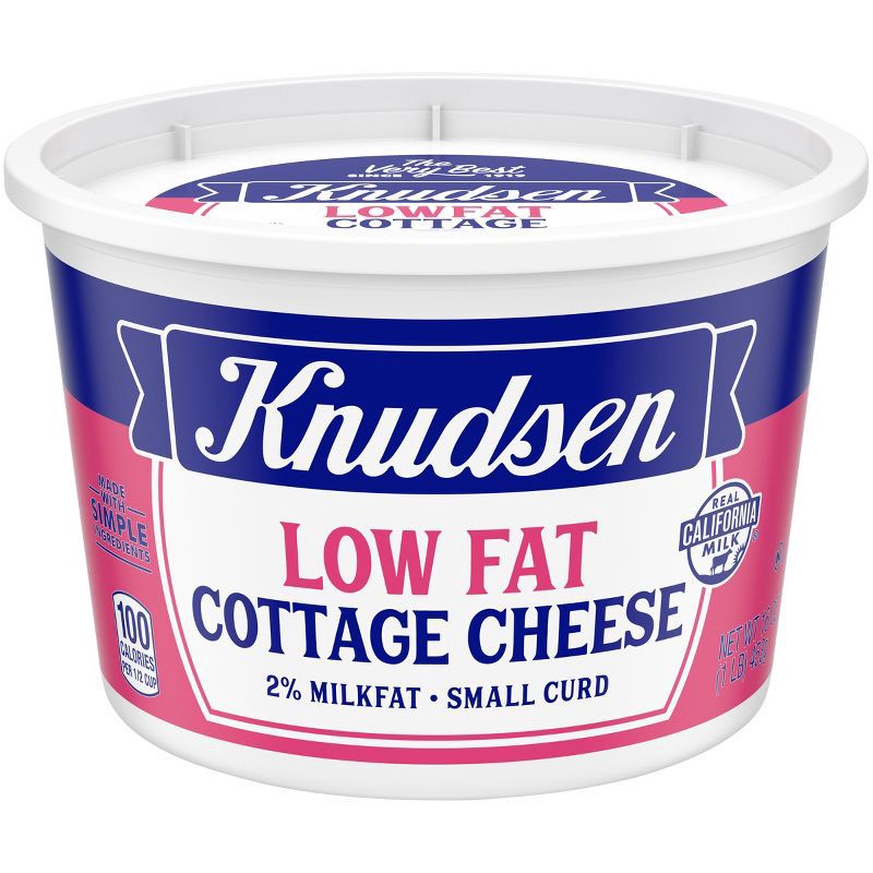 slide 1 of 8, Knudsen Low Fat Cottage Cheese - 16oz, 16 oz