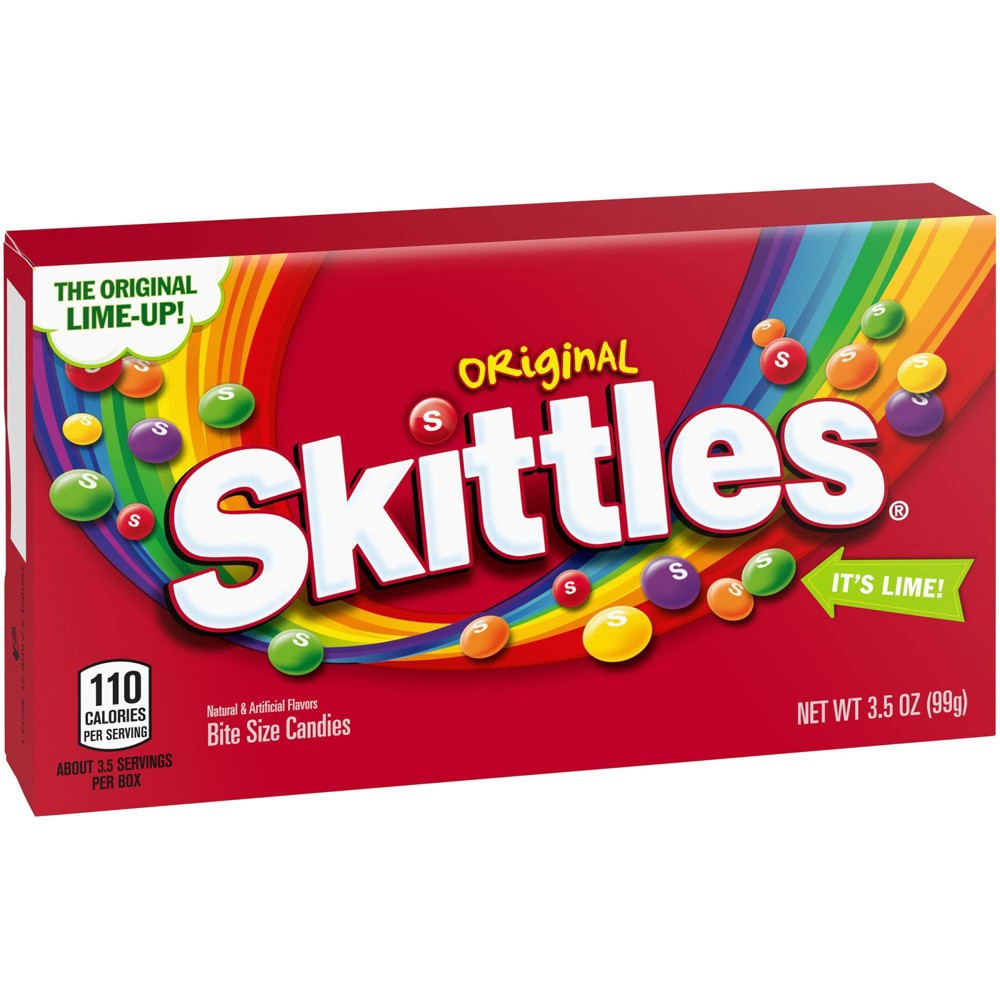 slide 2 of 8, Starburst Skittles Original Theater Box Bite Size Candies - 3.5oz, 3.5 oz