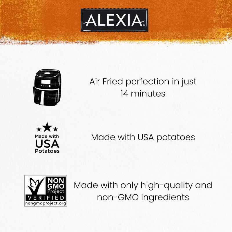 slide 4 of 8, Alexia Frozen Waffle Cut Sweet Potato Seasoned Vegan Fries - 20oz, 20 oz