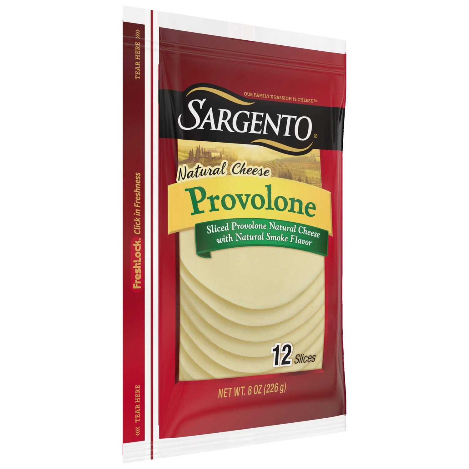 slide 6 of 11, Sargento Natural Delistyle Sliced Provolone Cheese, 8 oz