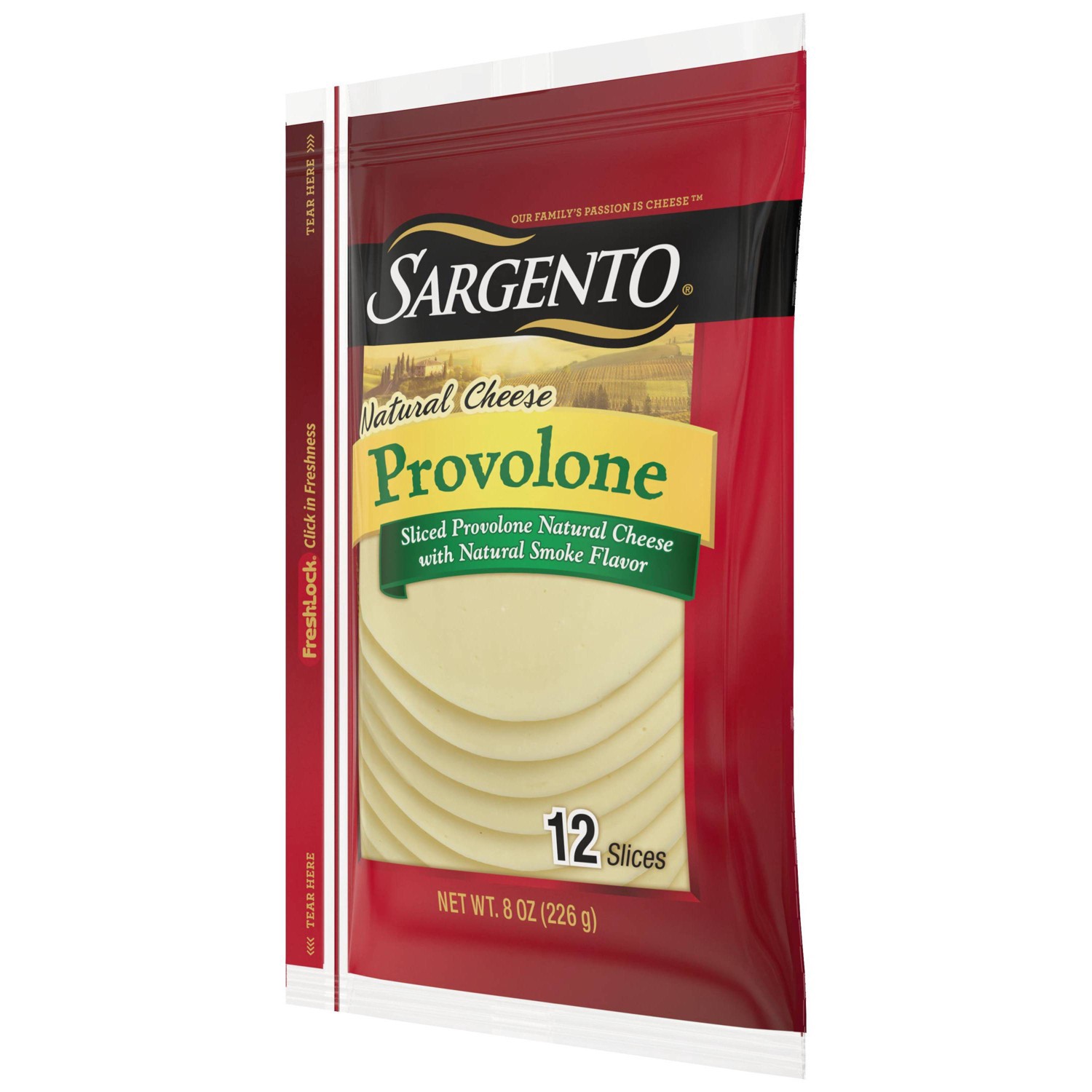 slide 11 of 11, Sargento Natural Delistyle Sliced Provolone Cheese, 8 oz