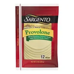 Sargento Natural Provolone Sliced Cheese - 8oz/12 slices