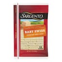 Sargento Baby Swiss Sliced Cheese - 7.5oz/11 slices: 5g Protein Per Serving
