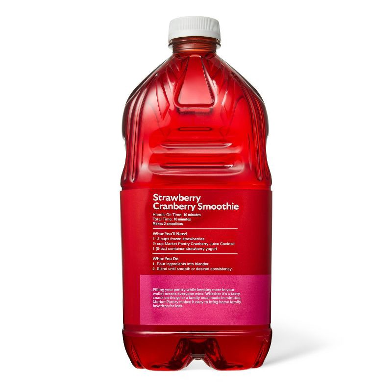 slide 3 of 4, Cranberry Juice Cocktail - 64 fl oz Bottle - Market Pantry™, 64 fl oz