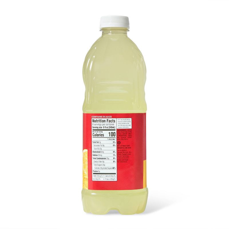 slide 2 of 3, Lemonade - 64 fl oz Bottle - Market Pantry™, 64 fl oz