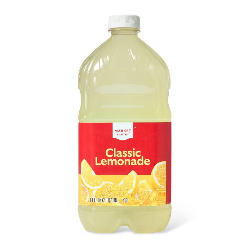 slide 1 of 3, Lemonade - 64 fl oz Bottle - Market Pantry™, 64 fl oz