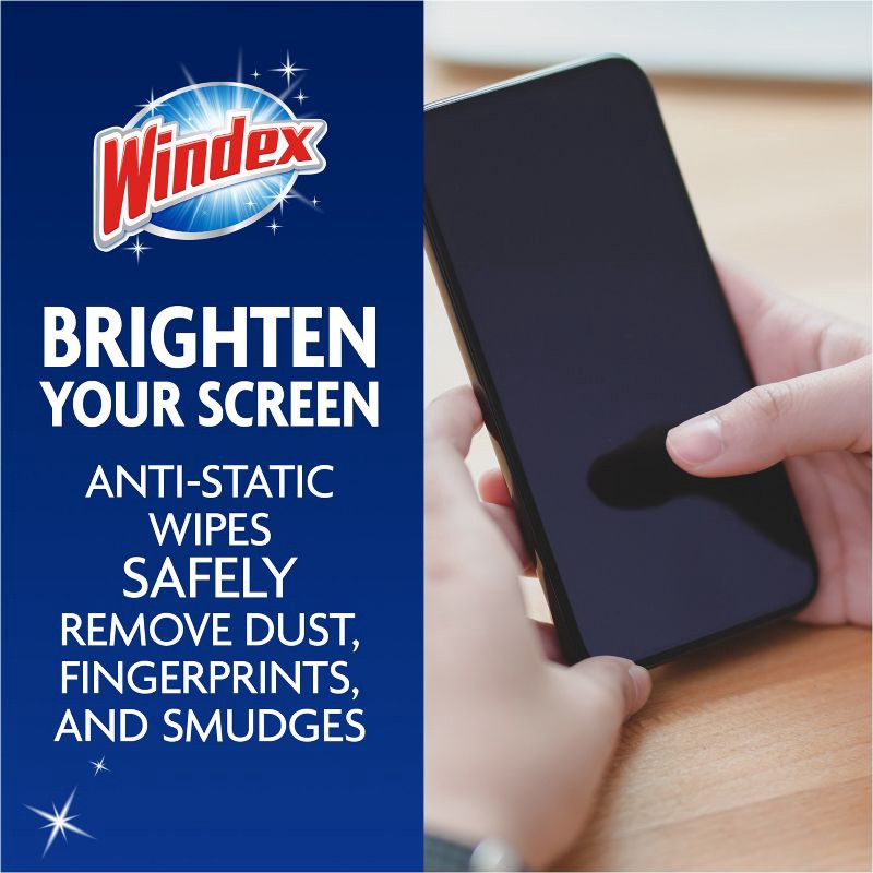 slide 2 of 12, Windex Electronic Wipes Pre-Moistened - 25ct, 25 ct