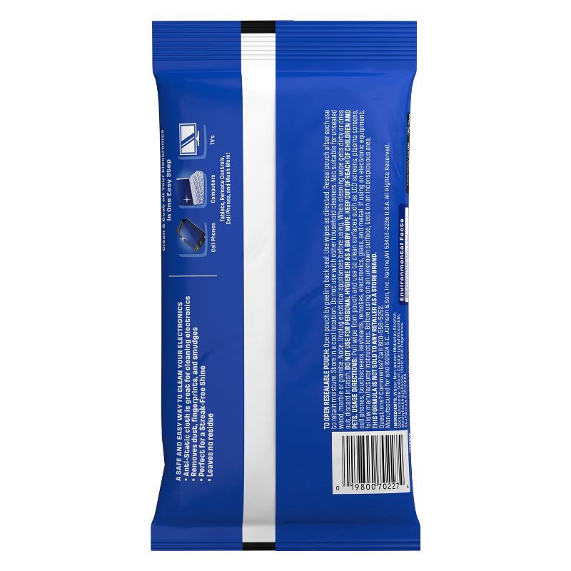 slide 3 of 12, Windex Electronic Wipes Pre-Moistened - 25ct, 25 ct
