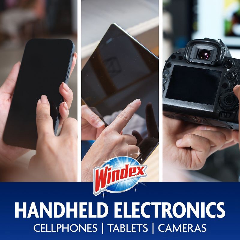slide 4 of 12, Windex Electronics Wipes Pre-Moistened - 25ct, 25 ct