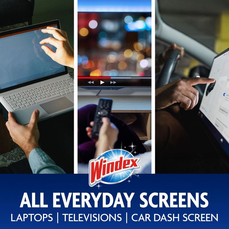 slide 5 of 12, Windex Electronics Wipes Pre-Moistened - 25ct, 25 ct