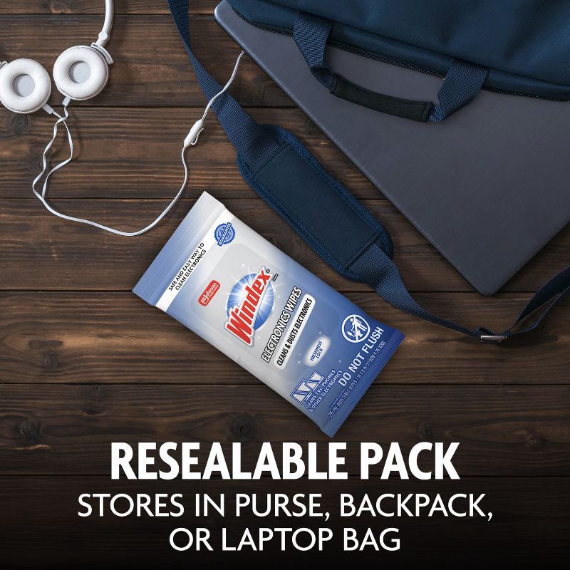 slide 6 of 12, Windex Electronics Wipes Pre-Moistened - 25ct, 25 ct