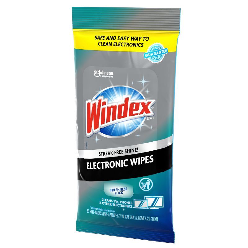 slide 11 of 12, Windex Electronic Wipes Pre-Moistened - 25ct, 25 ct