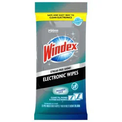 Windex Electronic Cleaner Wipes Pre-Moistened - 25ct