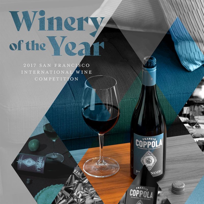 slide 3 of 7, Francis Coppola Diamond Pinot Noir Red Wine - 750ml Bottle, 750 ml