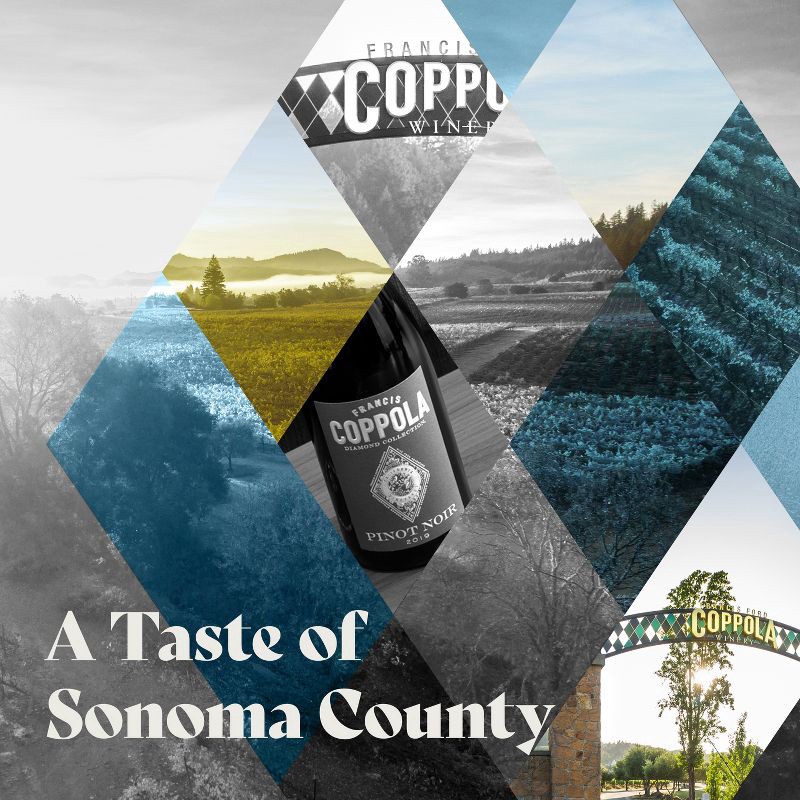 slide 4 of 7, Francis Coppola Diamond Pinot Noir Red Wine - 750ml Bottle, 750 ml