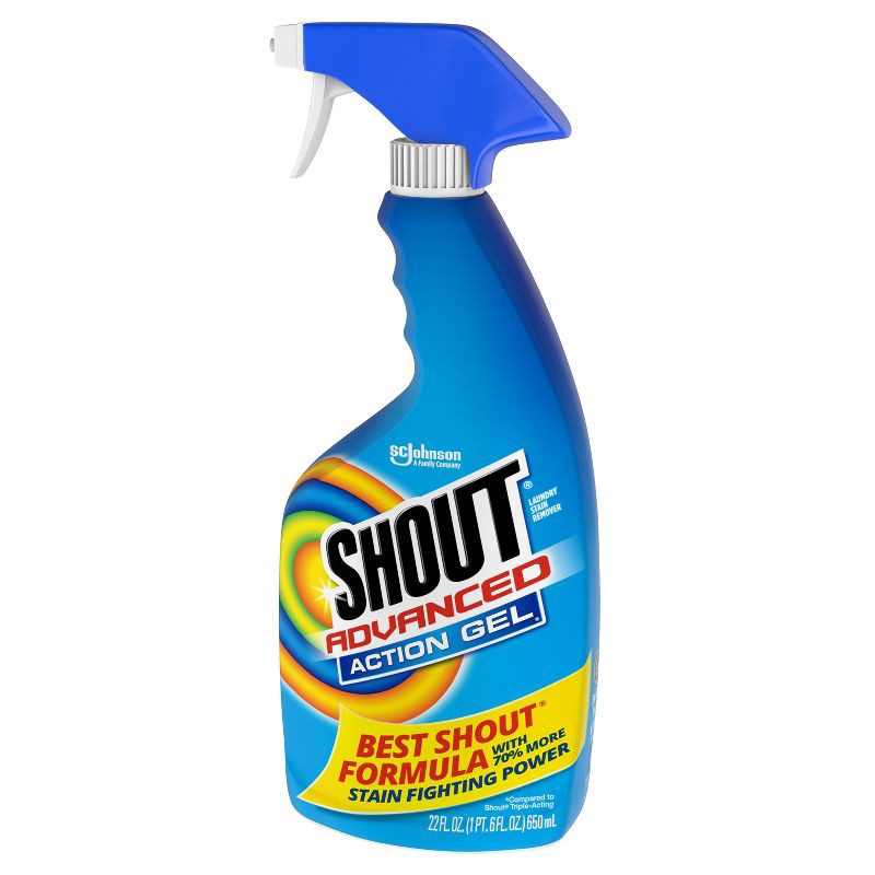 slide 10 of 11, Shout Advanced Action Gel Laundry Stain Remover Spray - 22 fl oz, 22 fl oz