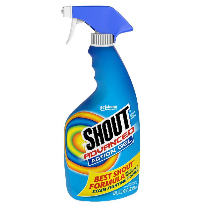 slide 11 of 11, Shout Advanced Action Gel Laundry Stain Remover Spray - 22 fl oz, 22 fl oz