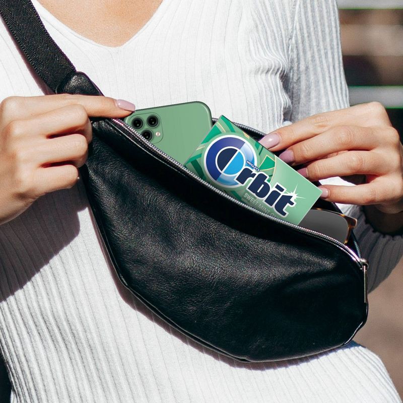 slide 4 of 8, Orbit Sugar-Free Sweet Mint Chewing Gum Single Pack - 14ct, 14 ct