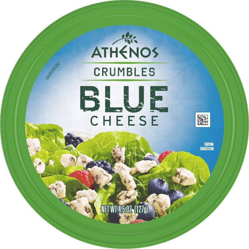 slide 6 of 8, Athenos Crumbled Blue Cheese - 4.5oz, 4.5 oz
