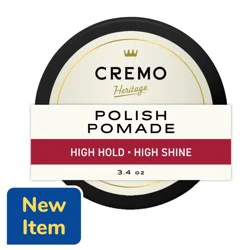 Cremo Hairstyling Shine Pomade High Hold + High Shine