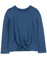 Oshkosh Kid Knit Long-Sleeve Fashion Top - Blue Blue 10
