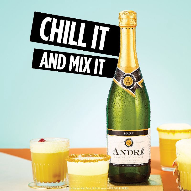 slide 6 of 7, Andre Brut Champagne Sparkling Wine - 750ml Bottle, 750 ml