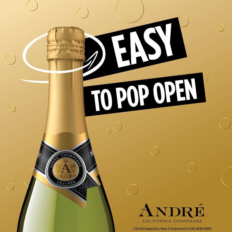 slide 7 of 7, Andre Brut Champagne Sparkling Wine - 750ml Bottle, 750 ml