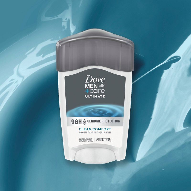 slide 4 of 6, Dove Men+Care Ultimate 96-Hour Clinical Protection Solid Antiperspirant & Deodorant Stick - 1.7oz, 1.7 oz