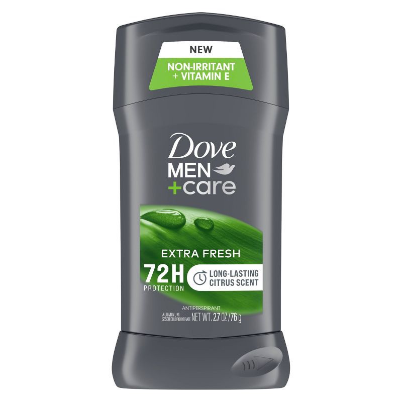 slide 3 of 7, Dove Men+Care 72-Hour Antiperspirant & Deodorant Stick - Extra Fresh - 2.7oz, 2.7 oz