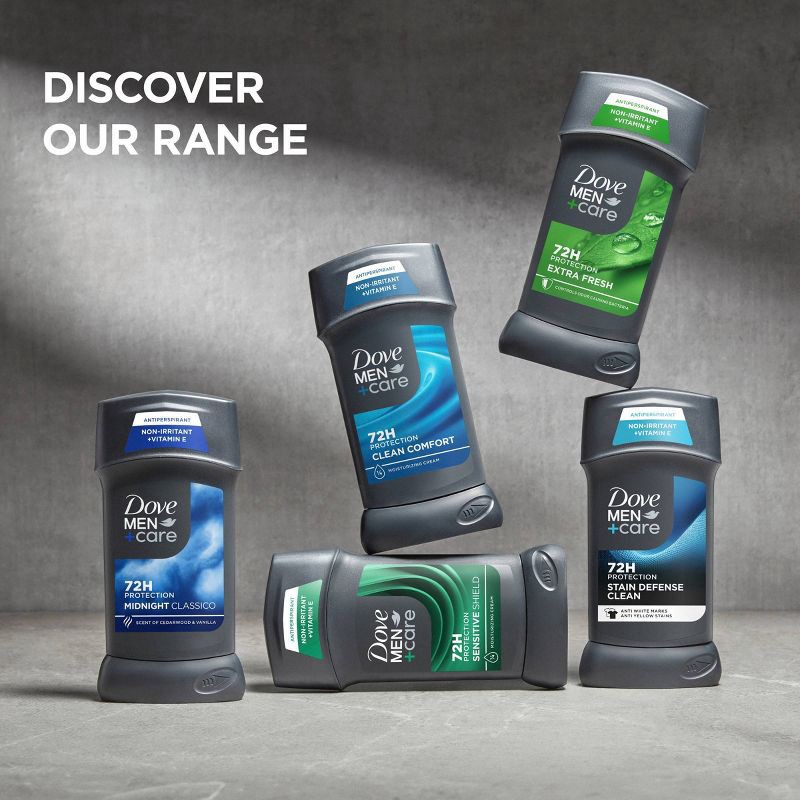 slide 5 of 7, Dove Men+Care 72-Hour Antiperspirant & Deodorant Stick - Extra Fresh - 2.7oz, 2.7 oz