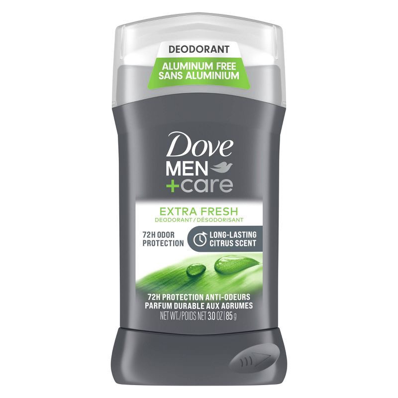 slide 2 of 8, Dove Men+Care 72-Hour Stick Deodorant - Extra Fresh - 3oz, 3 oz