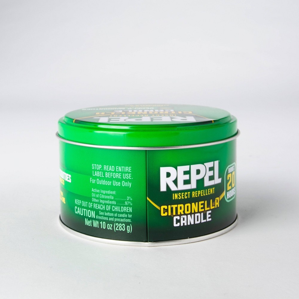 slide 2 of 4, Repel Insect Repellent Citronella Candle, 10 oz