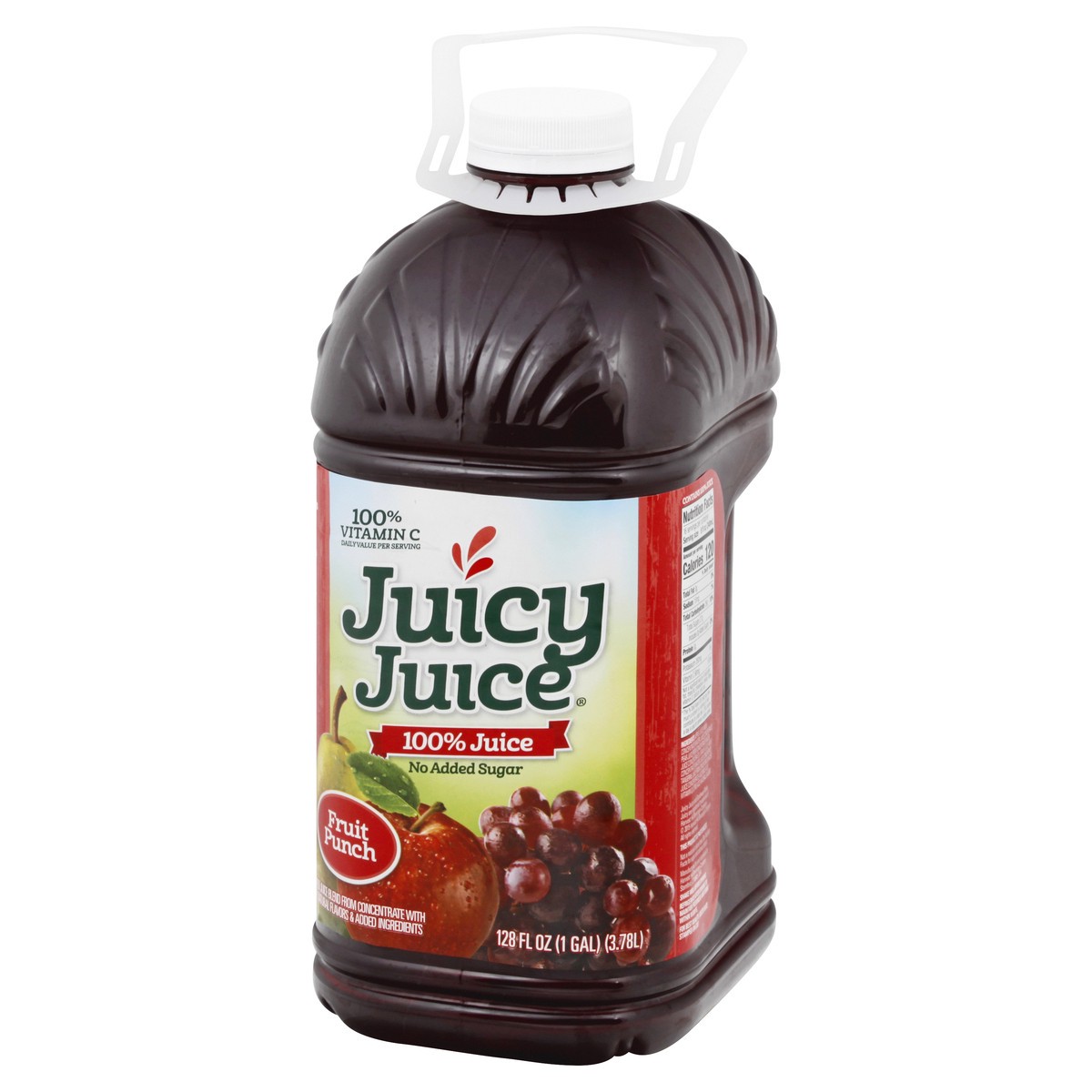 slide 2 of 13, Juicy Juice 100% Juice, Fruit Punch, 128 FL OZ Bottle, 128 oz