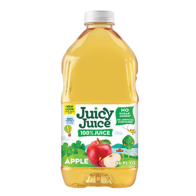 slide 1 of 6, Juicy Juice Apple 100% Juice - 64 fl oz Bottle, 64 fl oz