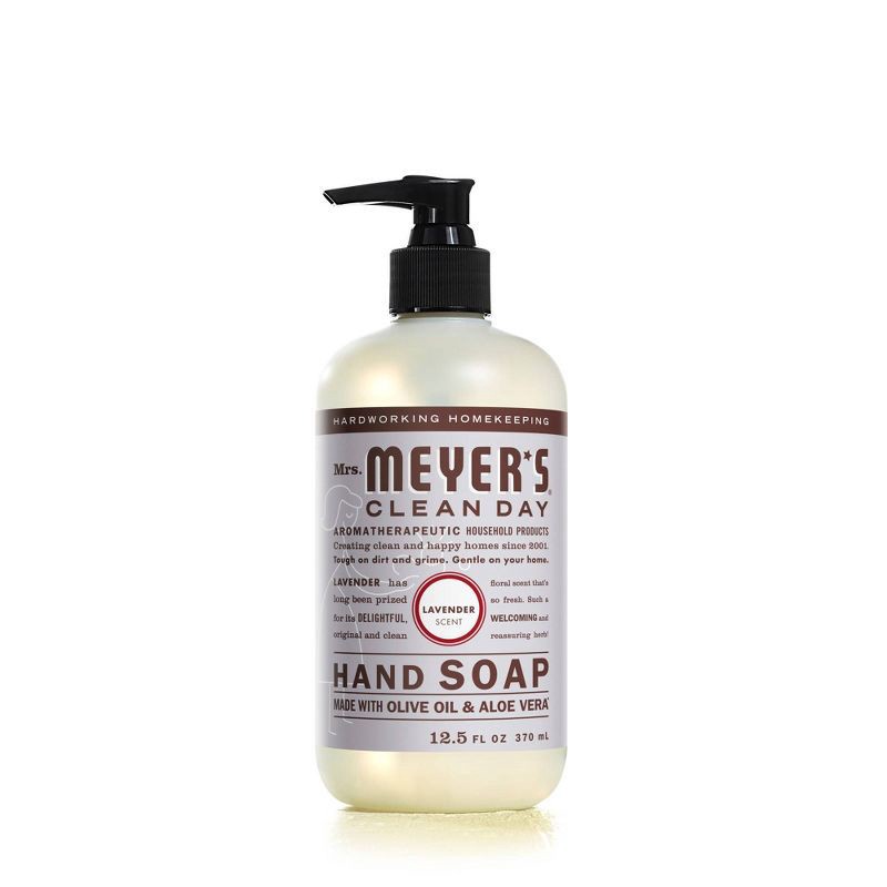 slide 1 of 5, Mrs. Meyer's Clean Day Lavender Liquid Hand Soap - 12.5 fl oz, 12.5 fl oz